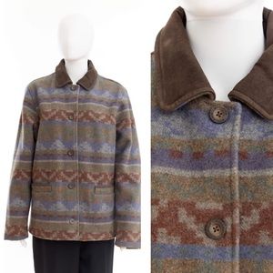 Woolrich southwestern pattern jacket / large
